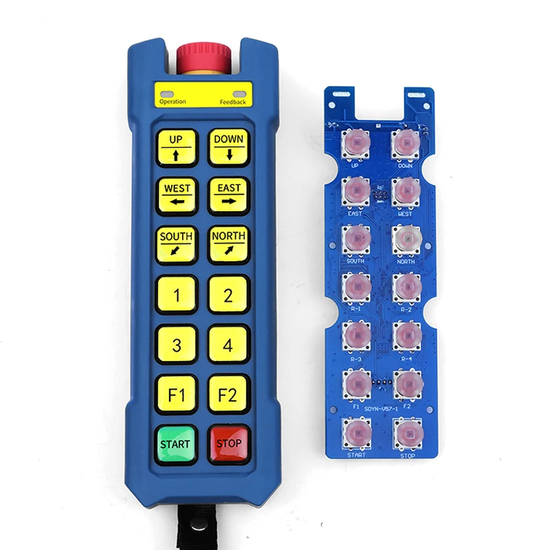 ML-K12S/D + الشركة المصنعة للتحكم عن بعد الصناعي رافعة التحكم عن بعد ونش التحكم عن بعد اللاسلكي لرافعة الذيل