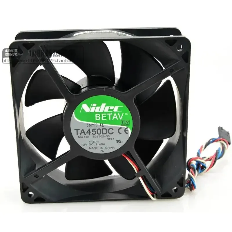 

Новый вентилятор-кулер для NIDEC B35502-35 12038 12 В 1,4 А 12 см большой объем воздуха радиатор процессора 120*120*38 мм