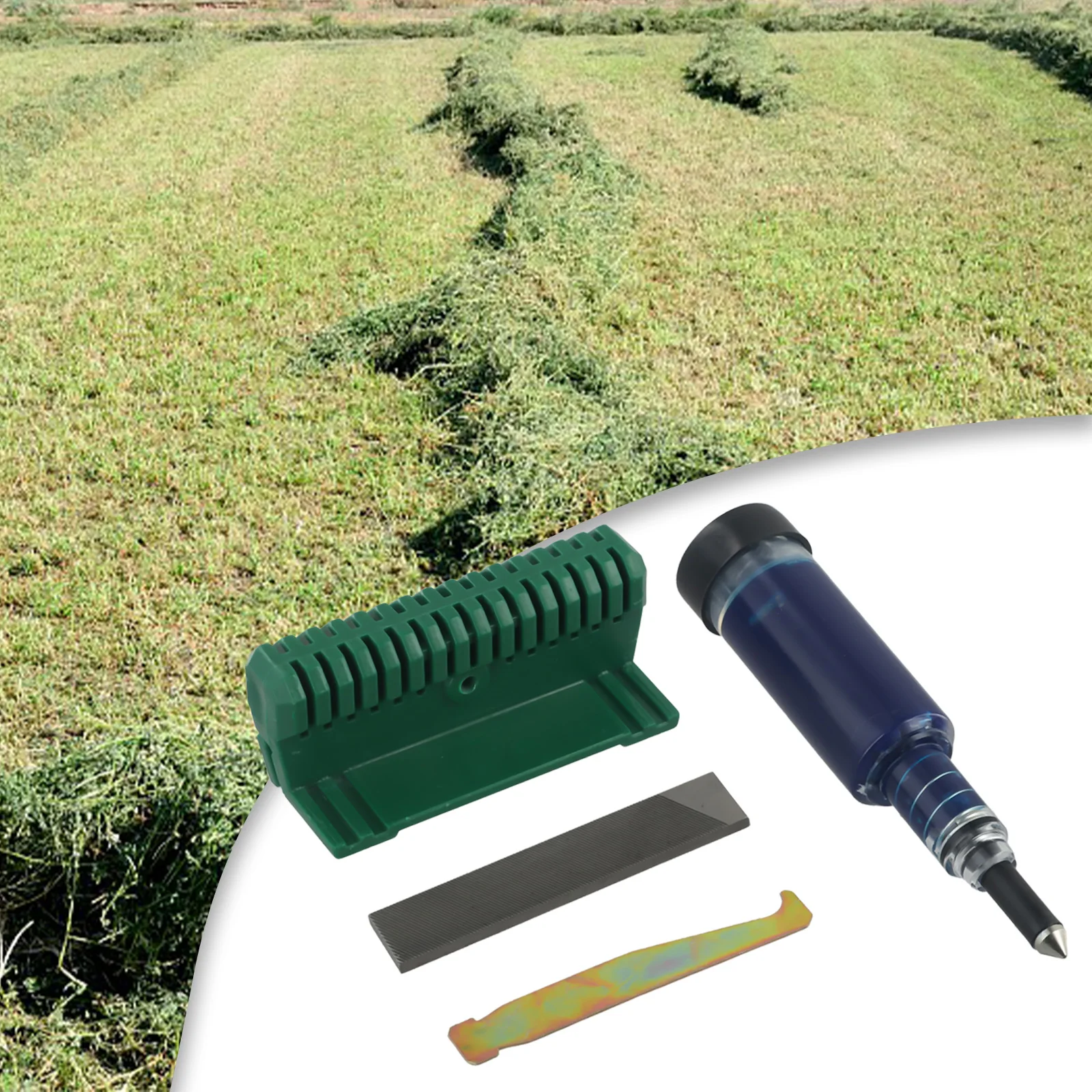 Delicate for chainsaw Guide for chainsaw Guide Grease Tool Groove Rail Dresser Polishing Blade 4 Pcs Bar Maintenance Kit