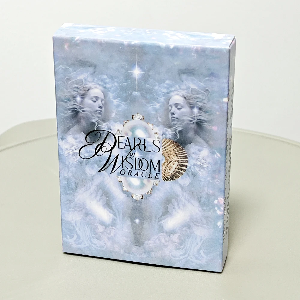 Pearls of Wisdom Oracle Deck 44 Cards Delve Into The Ethereal Visuals Guiding You To Discover Deeper Significance 10.4*7.3cm