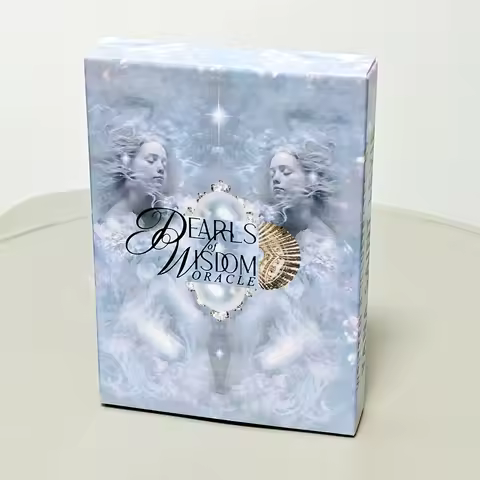 Pearls of Wisdom Oracle Deck 44 Cards Delve Into The Ethereal Visuals Guiding You To Discover Deeper Significance 10.4*7.3cm