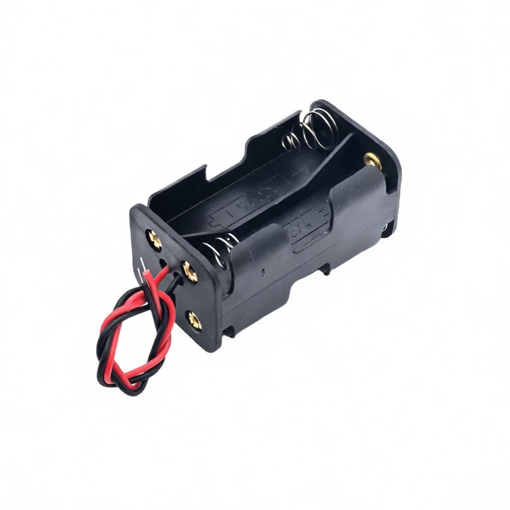Portable AA Battery Holder Case With Switch And Lead Wire DIY Power Supply Module For Electronic Devices Experiments