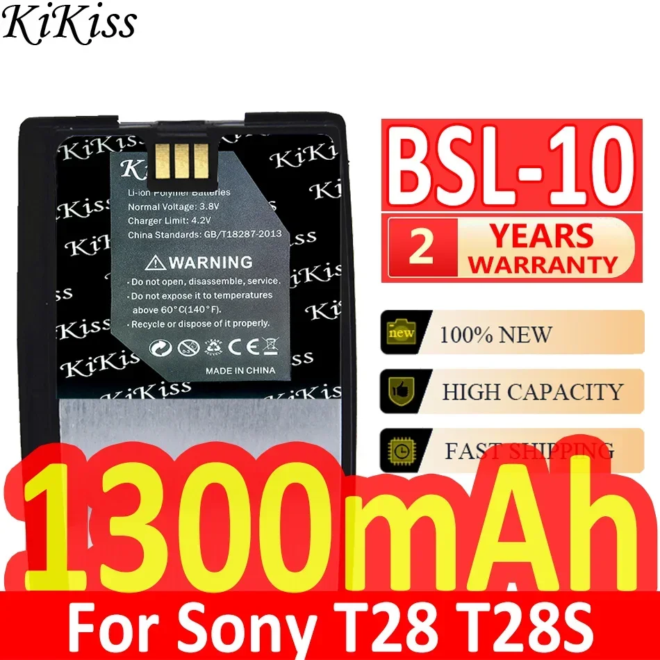 

Мощный аккумулятор KiKiss 1300 мАч BSL10 BSL-10 для Sony Ericsson T28 T28S T28SC T29 T39 T520 T320 R520 R320 BUS-11