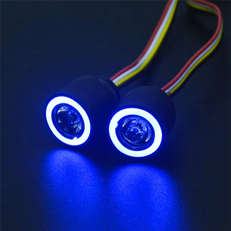 

【New User Coupon】For 1/10 Crawler Axial Lamp Headlight For 1/10 20MM Angel Eyes SCX10 TRX4 D90 Jeep Wrangler 90046 90047