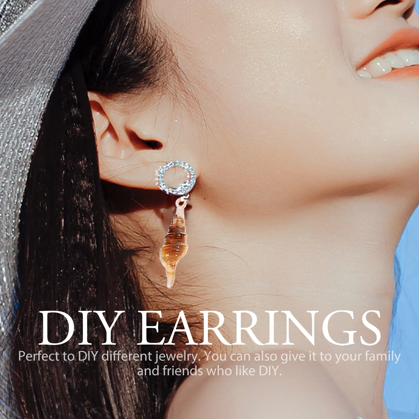 المحيط موضوع قذيفة سحر الإبداعية قلادة جمع المجوهرات الزخرفية عقد دي اي واي أساور سلاسل المفاتيح صنع المواد