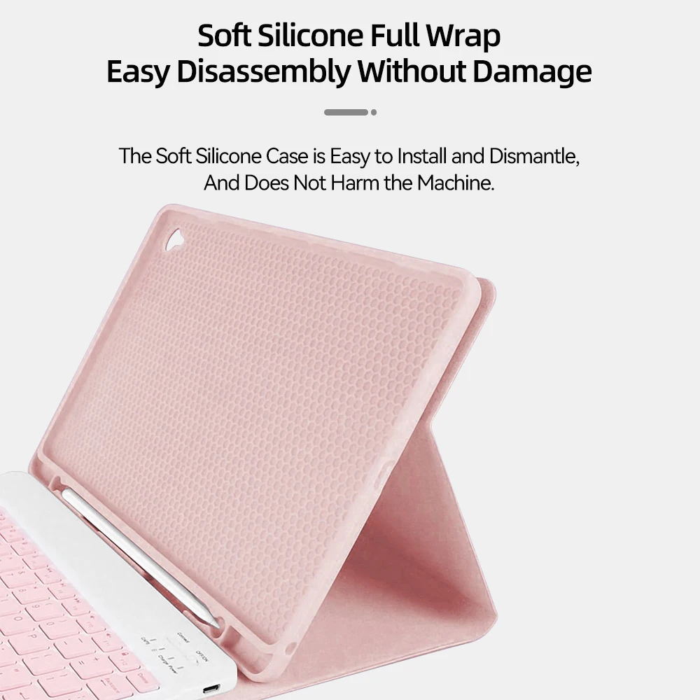 For iPad Keyboard Case For iPad 2025 iPad Air 11in 13in M3 M2 Pro 11/13in M4 Pro 11 10.2 11/10/9/8/7th 9.7 Air 3 2 Mini 6 7 Case