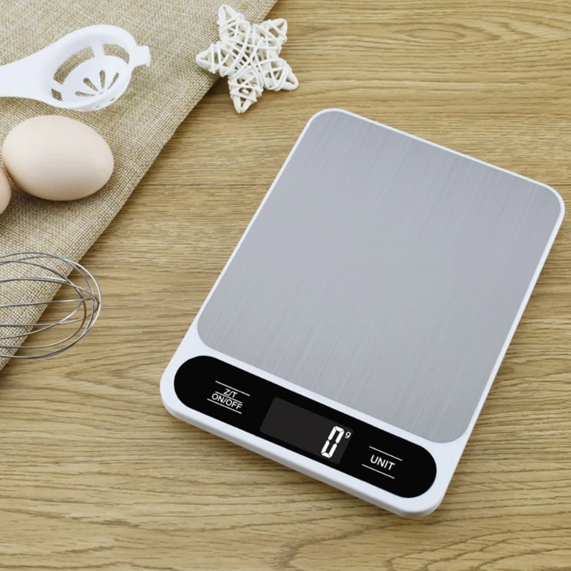 

5/10/15KG Digital Scale Rechargeable Electronic Scale with LCD Display Kitchen Grams Weight Scales Multifunctional 37JD