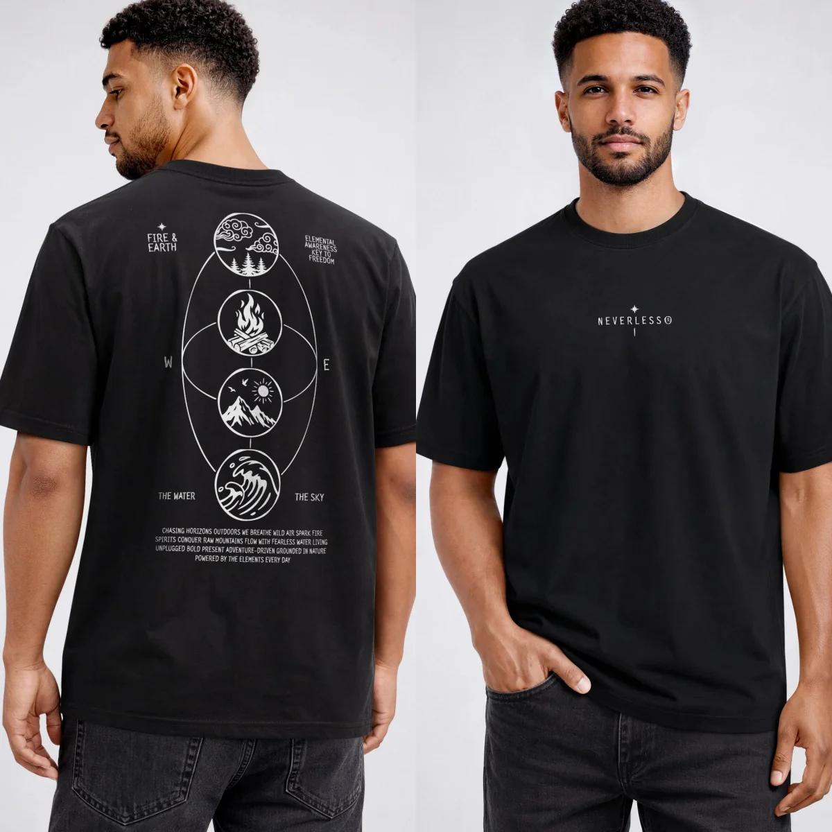 JAPAN KOMPASS T-shirt casual d - Streetwear Brand Japan recensione e prezzo