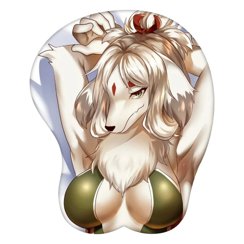 

Ewes Helga Anime 3D Mouse Pad Wrist Rest Silicone Sexy Creative Gaming Mousepad Mat