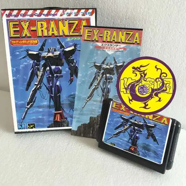

Ex Ranza with Box and Manual Cartridge for 16 Bit Sega MD Game Card MegaDrive Genesis System