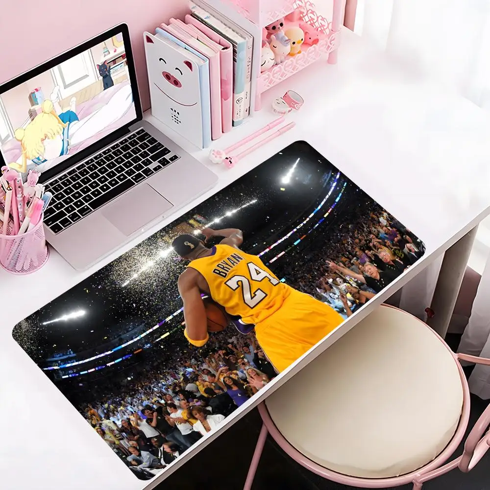 

Коврик для мыши K_Kobe Bryant, большой игровой коврик с защитой от скольжения, утолщенный, для компьютерной клавиатуры, настольный коврик