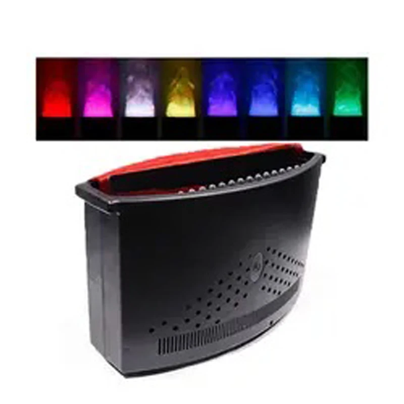 Imagem -05 - Equipamento de Palco Profissional Rgb Led Flame Machine Lâmpada Colorida para Shows dj Bar Full Color Silk Flame Effect Light 120w