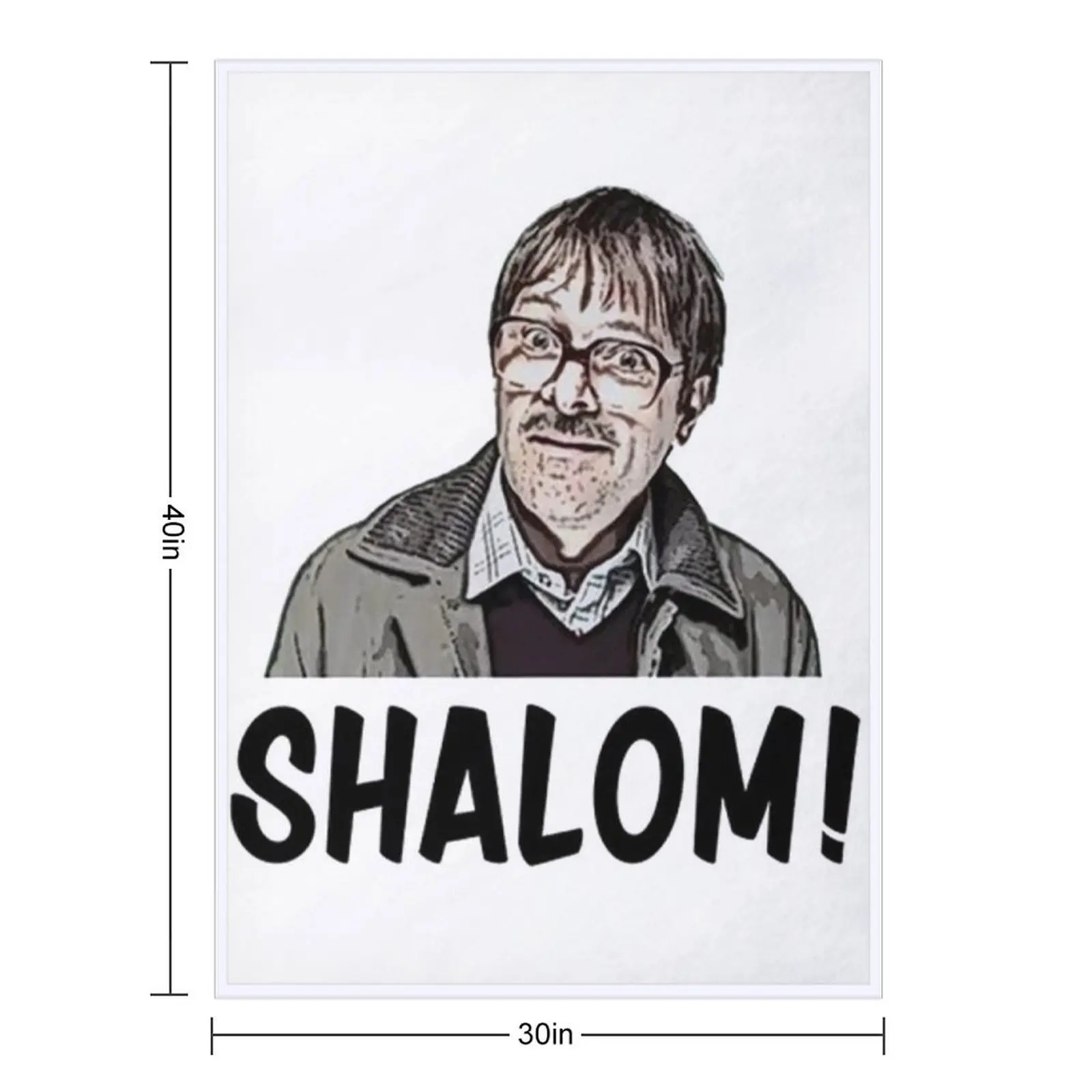 Shalom Jackie Parody Throw Blanket Polar Winter beds Bed Luxury Thicken Blankets