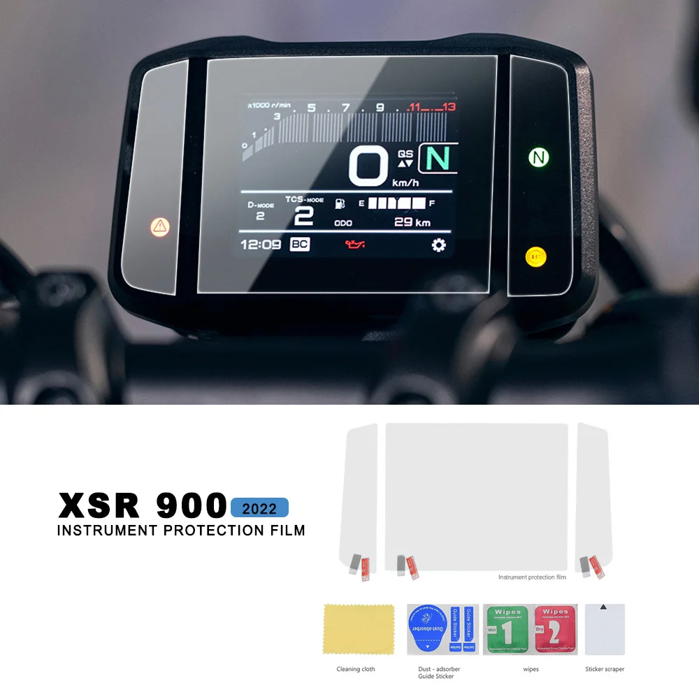 Instrument Film For Yamaha XSR 900 XSR900 2022 Motorcycle Dashboard Anti-Scratch Protective Film