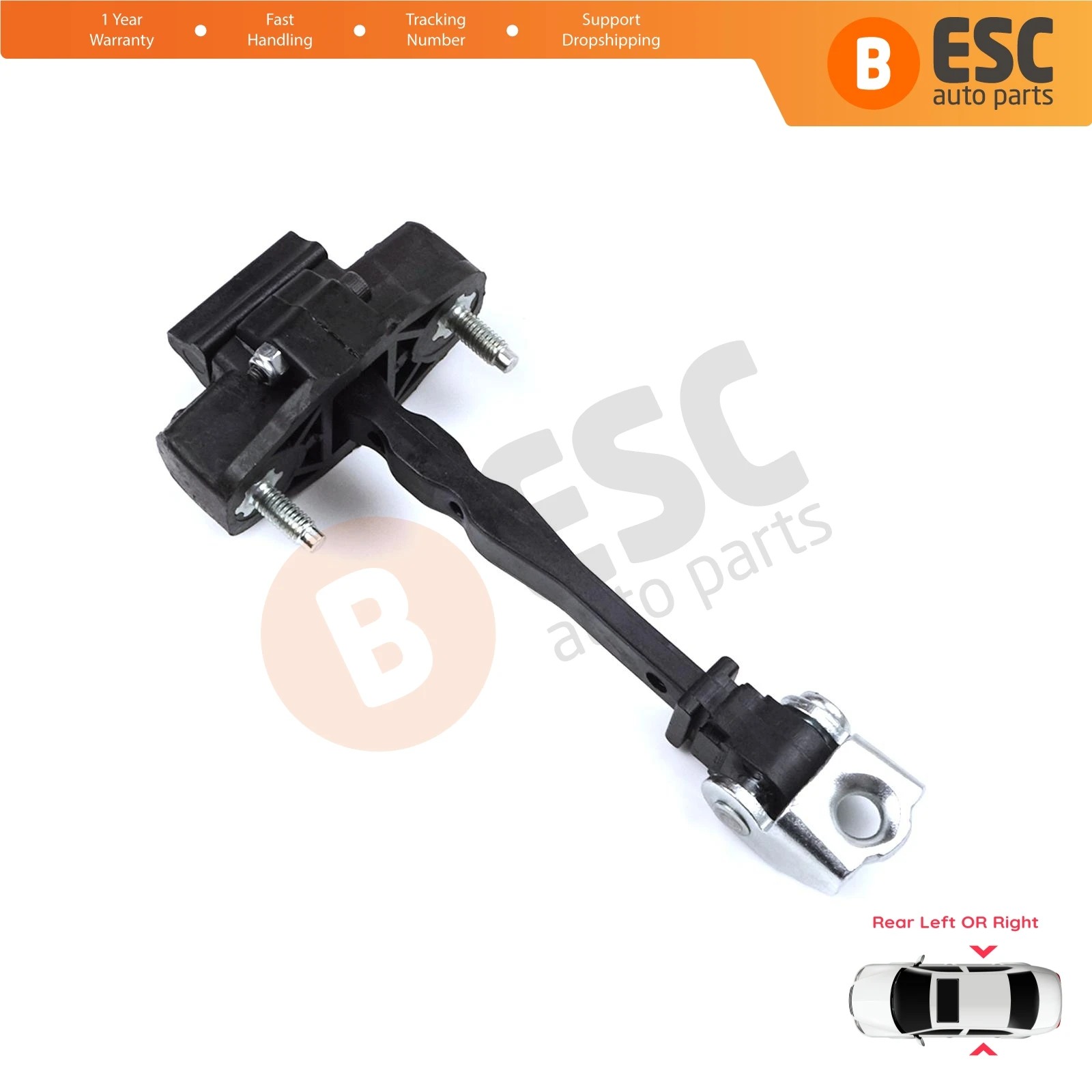 

EDP1314 Rear Door Hinge Stop Check Limiter for Peugeot 3008 5008 MK2 Citroen C5 Aircross A DS7 Crossback Opel Grandland MK1