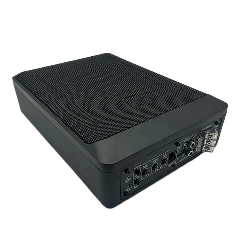 알루미늄 합금 우수한 음질 6X9인치 액티브 언더시트 차량용 서브우퍼 고출력 12V 슬림 카 서브우퍼