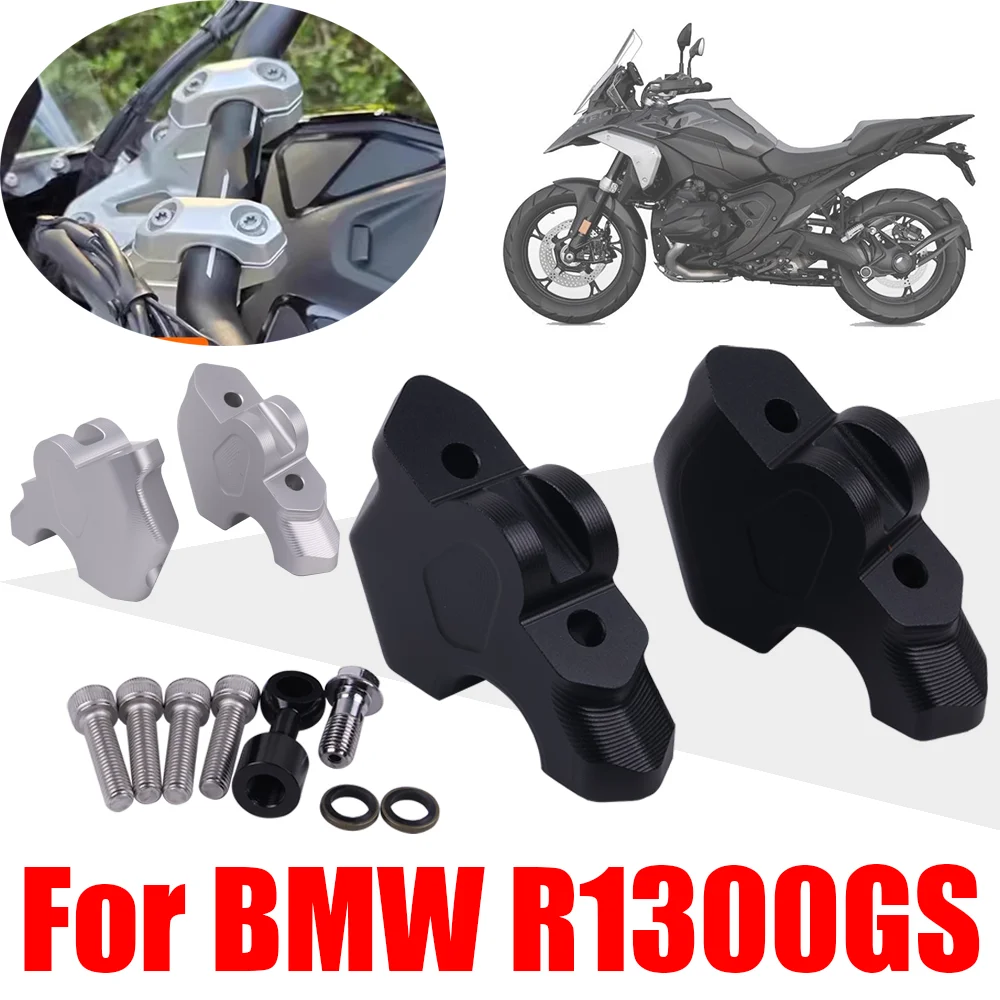 

For BMW R1300GS R 1300 GS R1300 GS R 1300GS GS1300 2024 2025 Accessories Handlebar Riser Clamp Heightening Mount Extend Adapter