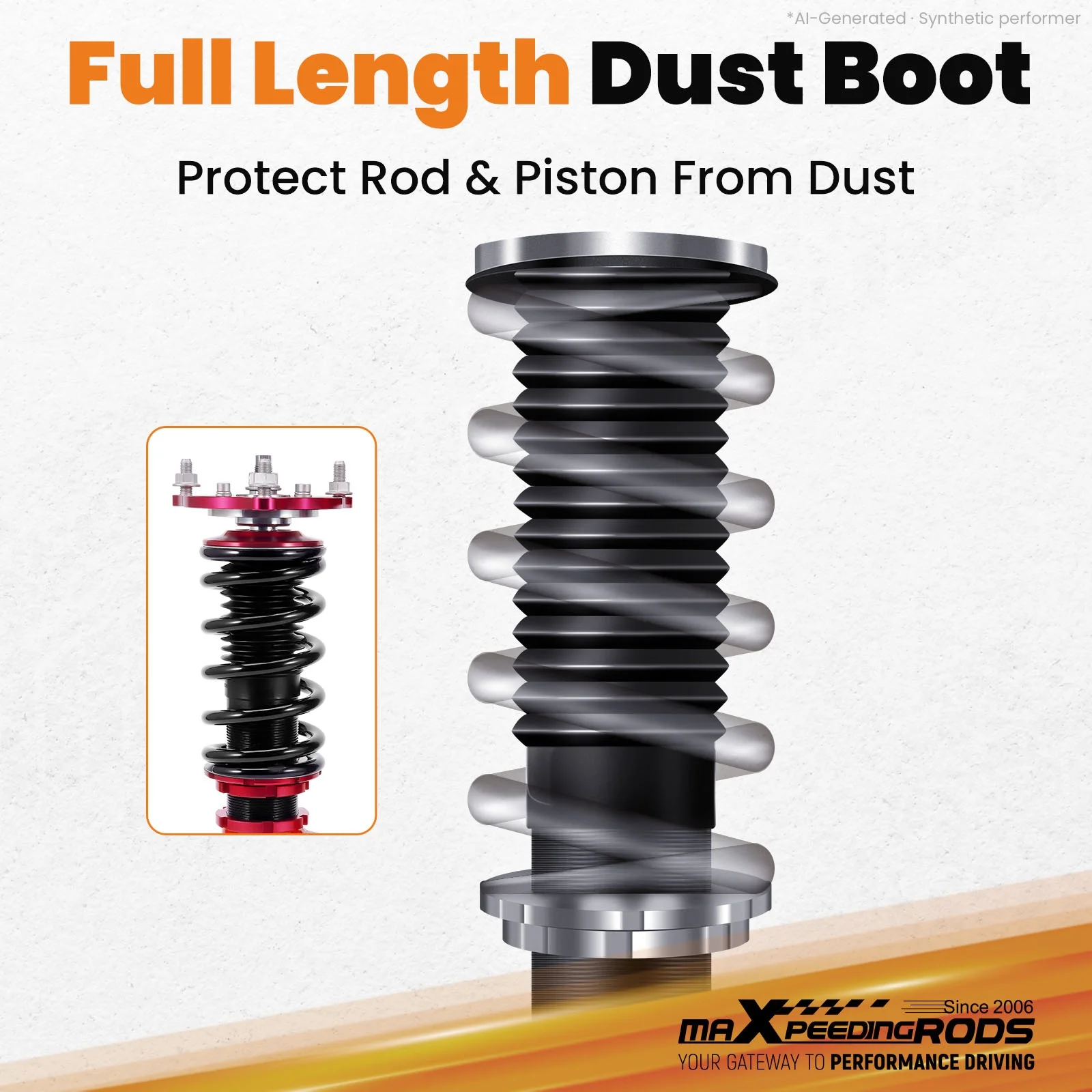 MaXpeedingrods Coilovers Suspension Springs Kit For Honda Civic 2016+ Hatchback