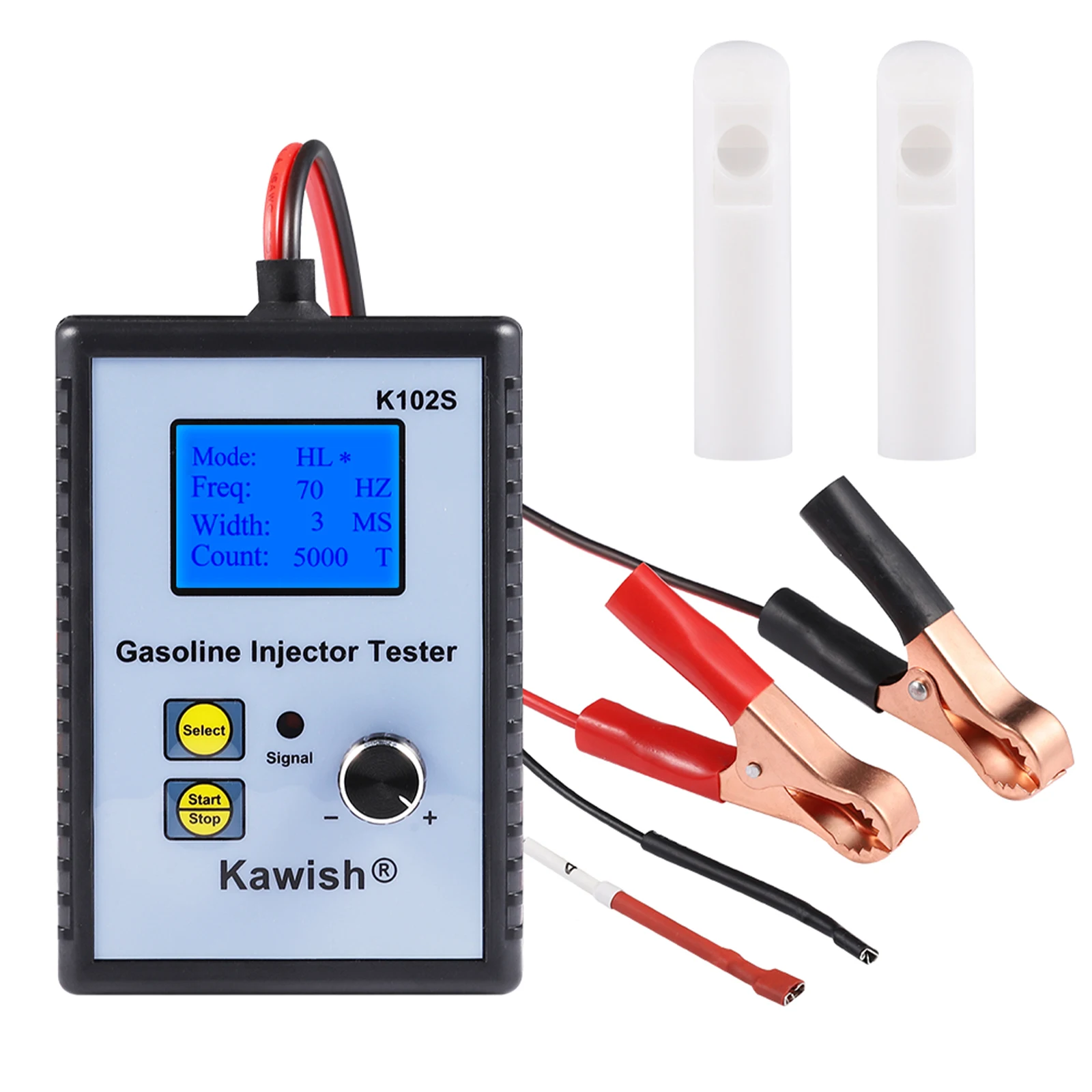 

12V EU Professional Injector Tester Fuel System Scan Tool Gasoline Injector Tester Motorcycle Fuel Injector Tester