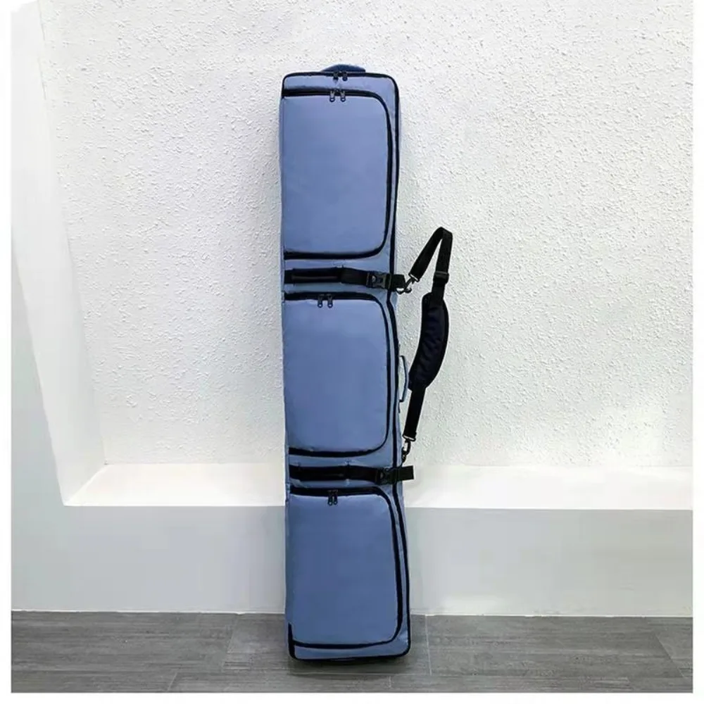 간단한 휴대용 바퀴 달린 스키 보관함 다기능 대용량 스노우 보드 배낭 내구성 방수 야외 스케이트 보드 가방