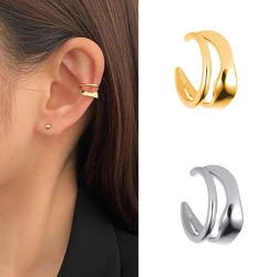1PC Ear Cuffs Without Piercing Ear Clip Earrings For Women Gold Color Non-Piercing Fake Cartilage Earrings Trend Jewelry Gift