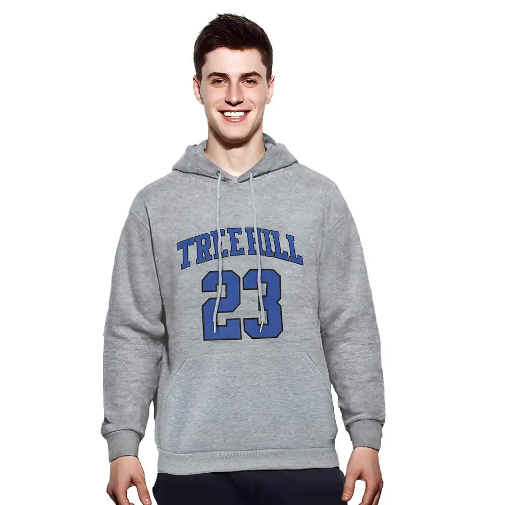 هوديي الغربان ناثان سكوت # 23 أزياء One Tree Hill لكرة السلة التأثيرية 4 ألوان أزرق أسود أبيض رمادي Takerlama #5