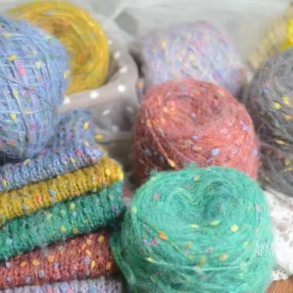 Super Soft Velvet Wool Coarse Knitted Yarn Material Package Hand-woven Hat Scarf Cushion