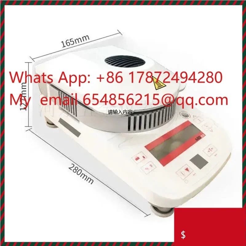 Ohaus MB23 Moisture Tester Meter, Lab Heating Grain Moisture Analyzer 110g Capacity RS232