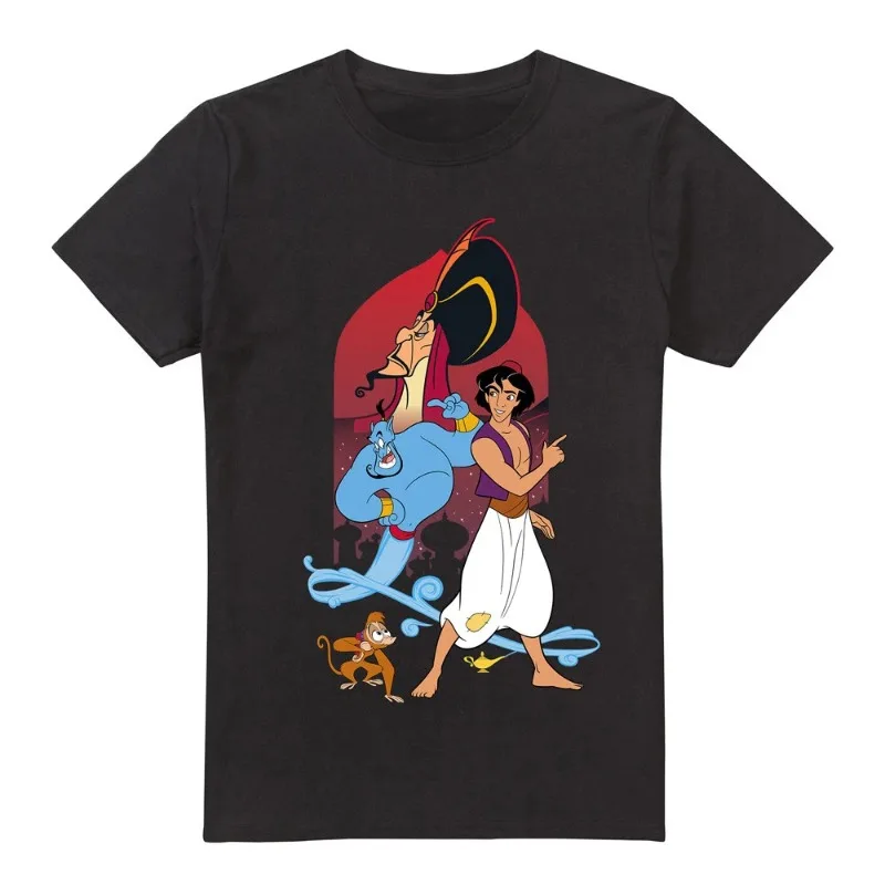 Camisetas Disney Aladdin Elf, Jafar y Abu, sudaderas con capucha para hombres y mujeres, ropa de calle informal de moda para otoño e invierno