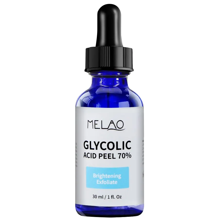 MELAO Peel 70% Water Glycolic Face Serum Exfoliates and Minimizes Pores Reduce Acne Breakouts and Appearance of Aging and Scars