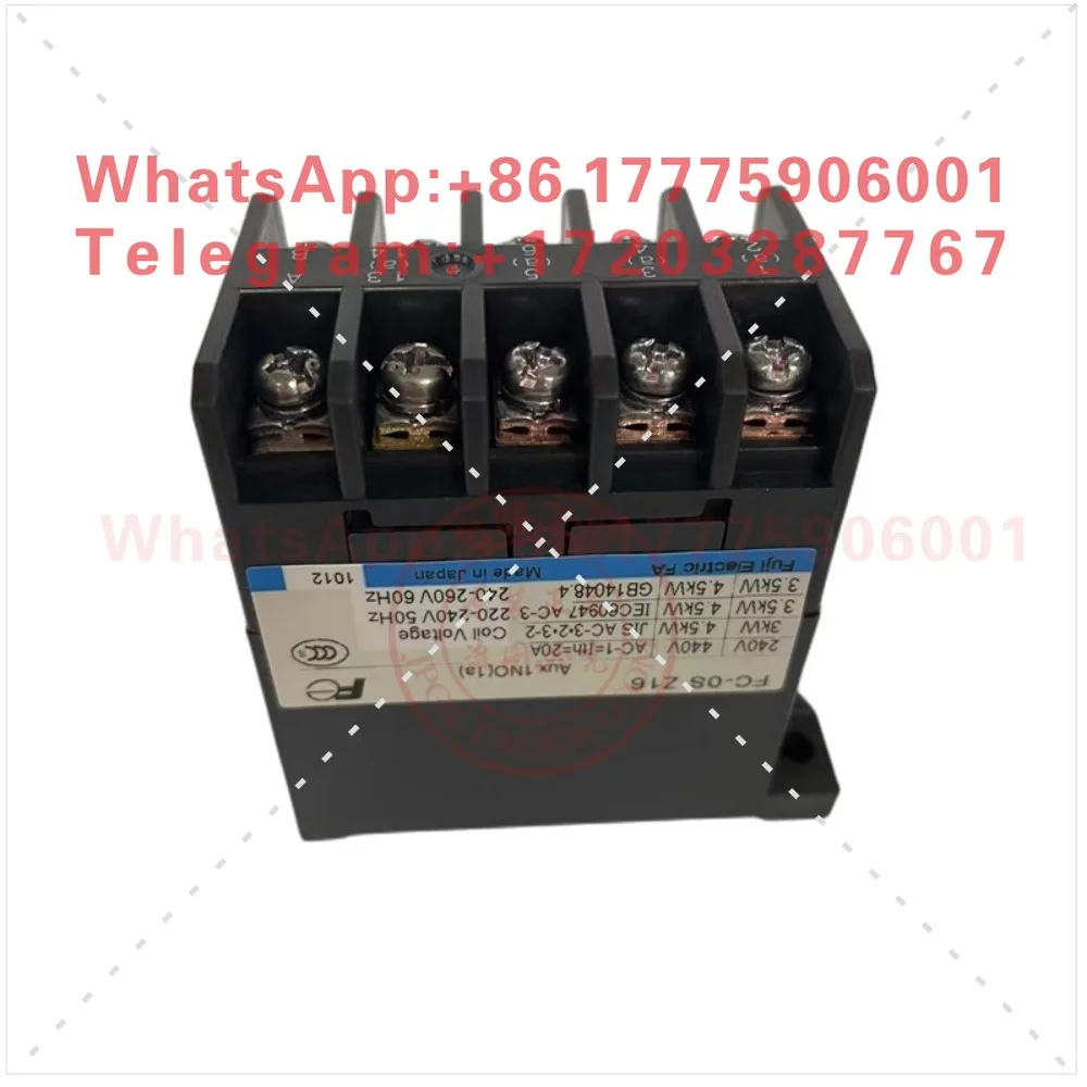 

Original Fuji Electromagnetic FC-0S 20A Normally Open, Normally Closed 220V Air Conditioning Elevator Contactor