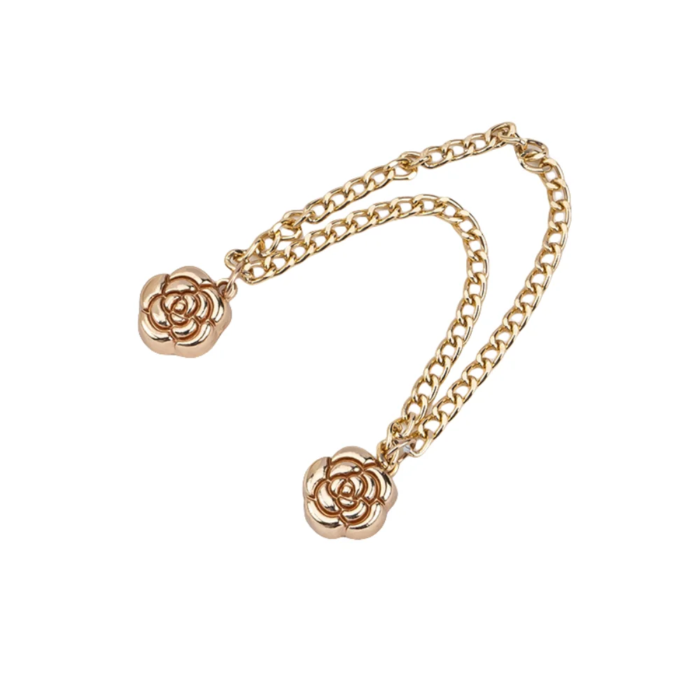 Multi-Function Magnetic Clothing Clip Metal Non-hole Shorten Trouser Clip Button Waist Buckle Leg Cuff Fixing Pin Scarf