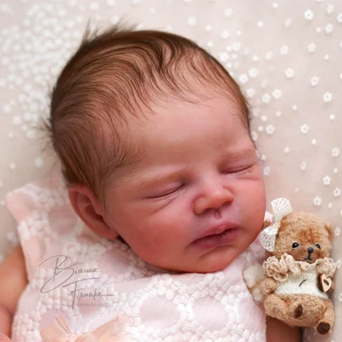 Bebe Reborn Doll Kit Newborn 16 Inches Zendric Reborn Doll Kits Blank Unpainted Unfinished Baby Mold DIY Doll For Girls