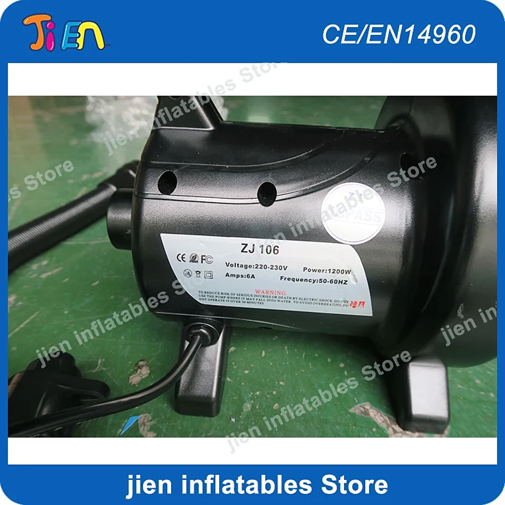 1200W 110-240V electric air pump air fan air machine for balloon,walking balls roller,water toys