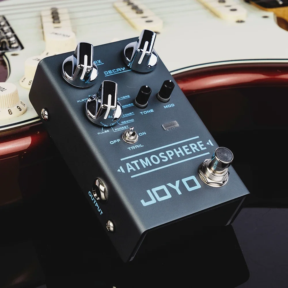 JOYO R-14 ATMOSPHERE Reverb Electric Guitar Pedal Built-in 9 Digital Reverb Effects Pedal True Bypass Guitar Parts & Accessories