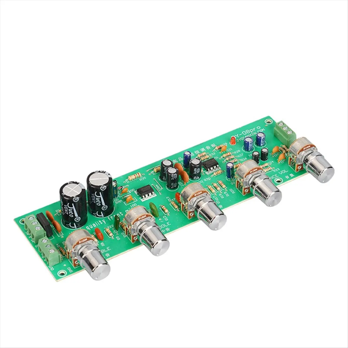 A40I 2.0 Hifi Audio Preamplifier Board Midrange Treble Balance Adjustable Audio Preamp Board with Tone Control