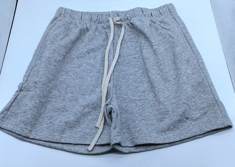 Herren 100% Reine Baumwolle Sportshorts für Alle Jahreszeiten Retro Lässige Stylische Streetwear Lose Athletische Shorts Mit Seitentaschen – Detail 34