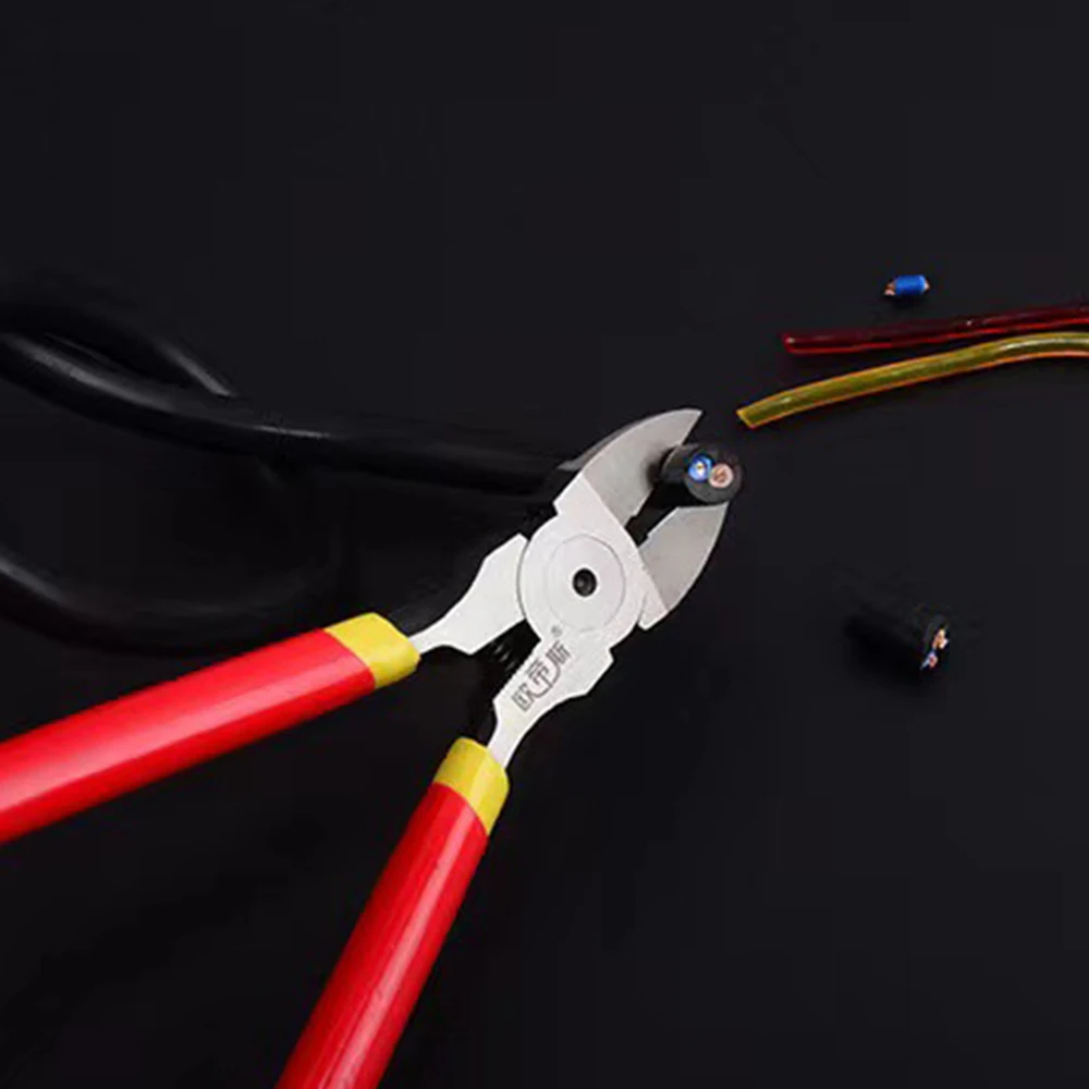 5/6/8 zoll Diagonal Zangen Multifunktionale Elektrische Draht Kabel Schneider Schneiden Side Snips Flush Nipper Hand Werkzeuge – Detail 4