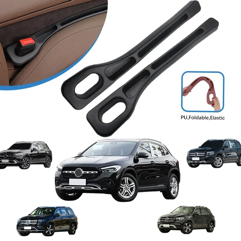 

2PCS Car Seat Gap Filler Between Seats Decoration Interior Accessories For Mercedes Benz GLA GLB GLC GLK