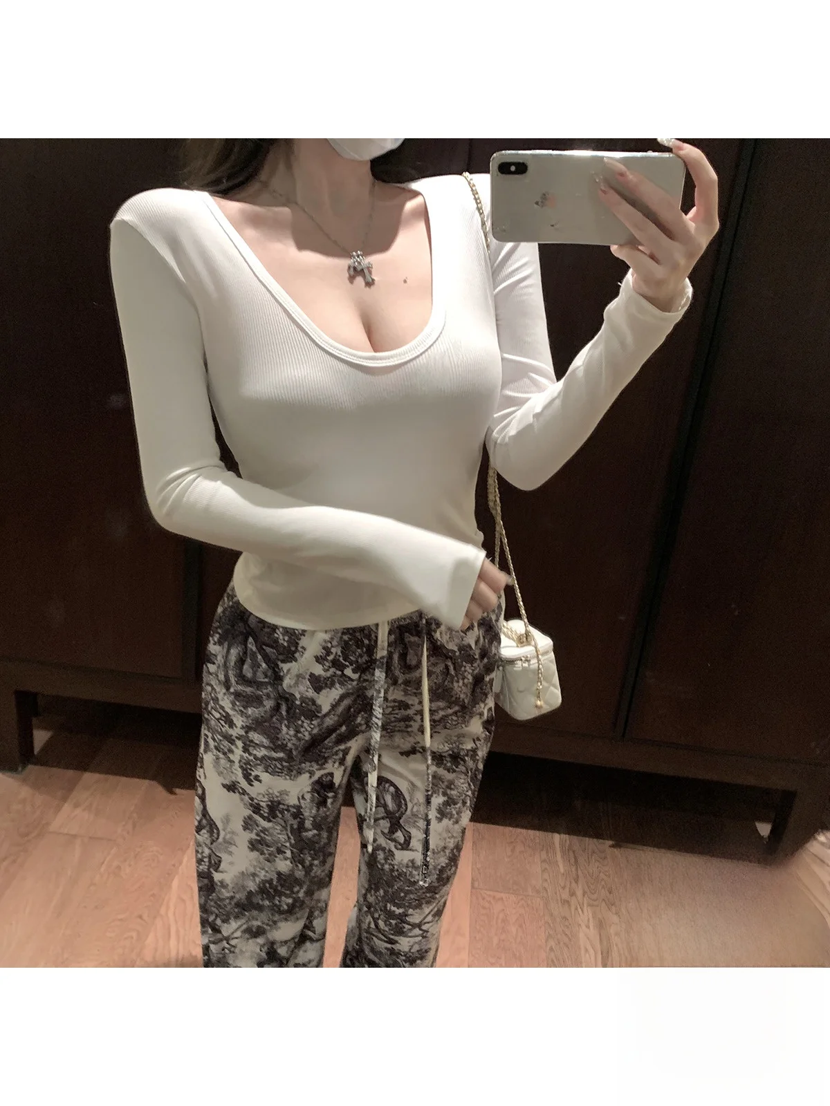 

Kubiliv Slim Fit Long Sve V-Ne Knitwear Versatile Base Layer irt Autumn Winter Faionable Color Blo Commute Sle