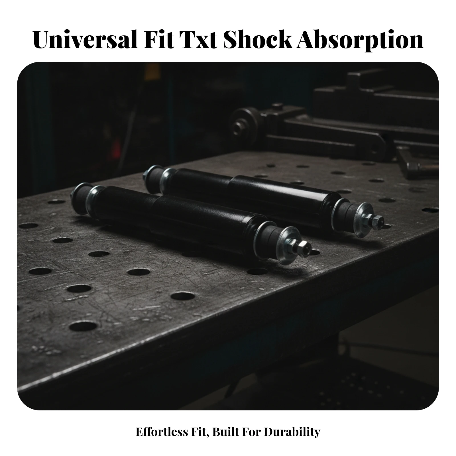 2 Pieces Golf Cart Shock Absorber OEM Replacement Shock Absorber with Bushings Damping Bushing Kit 360mm Length for Mechanics