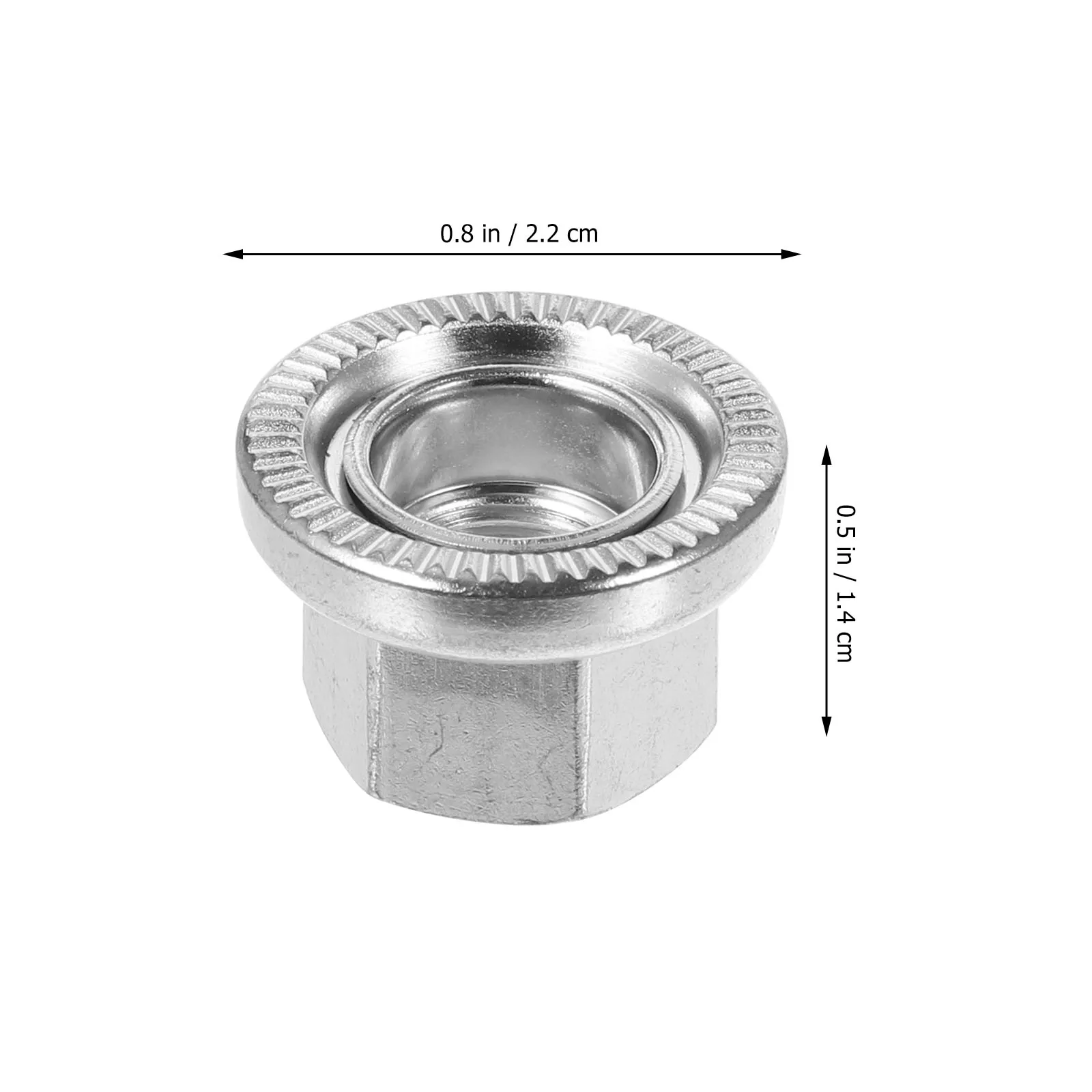 

10pcs Bike Wheel Nut Nuts Steel Drum Screws For Front Rear Wheel Axle Shaft Cycling Accessories Bike Components