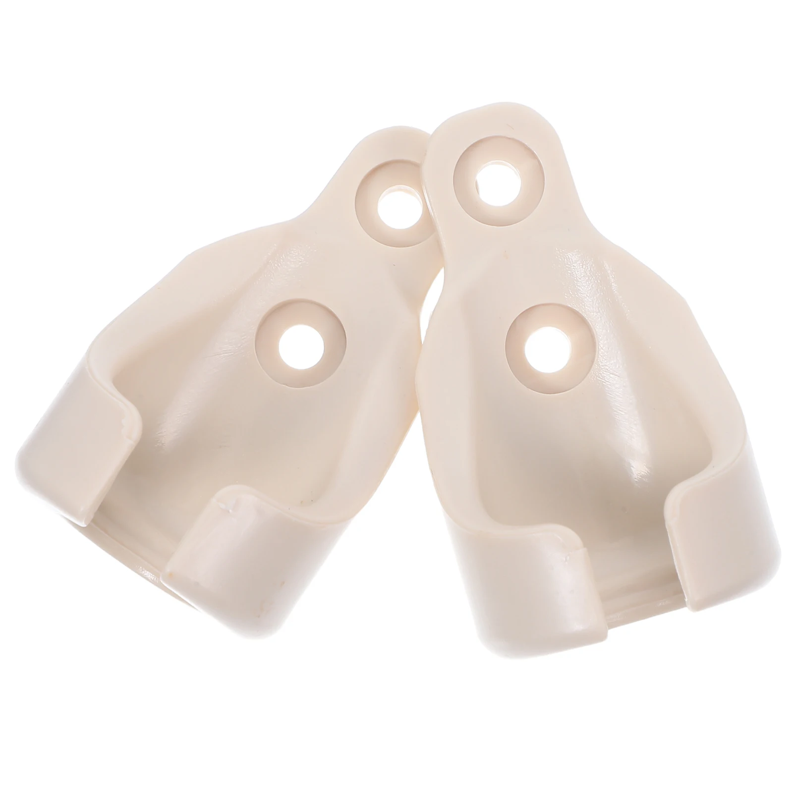 

2pcs Roller Blind Brackets Replacement Hold Down Bungee Receiver Shade Accessories Plastic Cord Clamps Sturdy Easy for Indoor