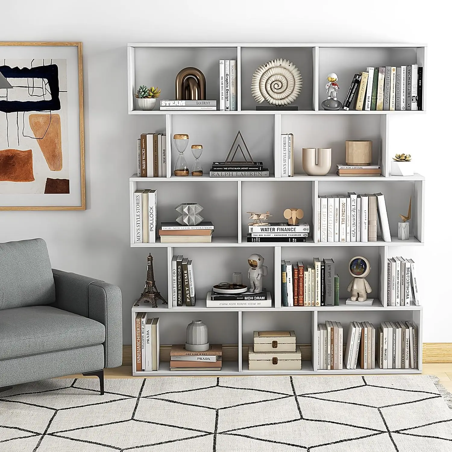 Bookcase Set of 2, 62.5