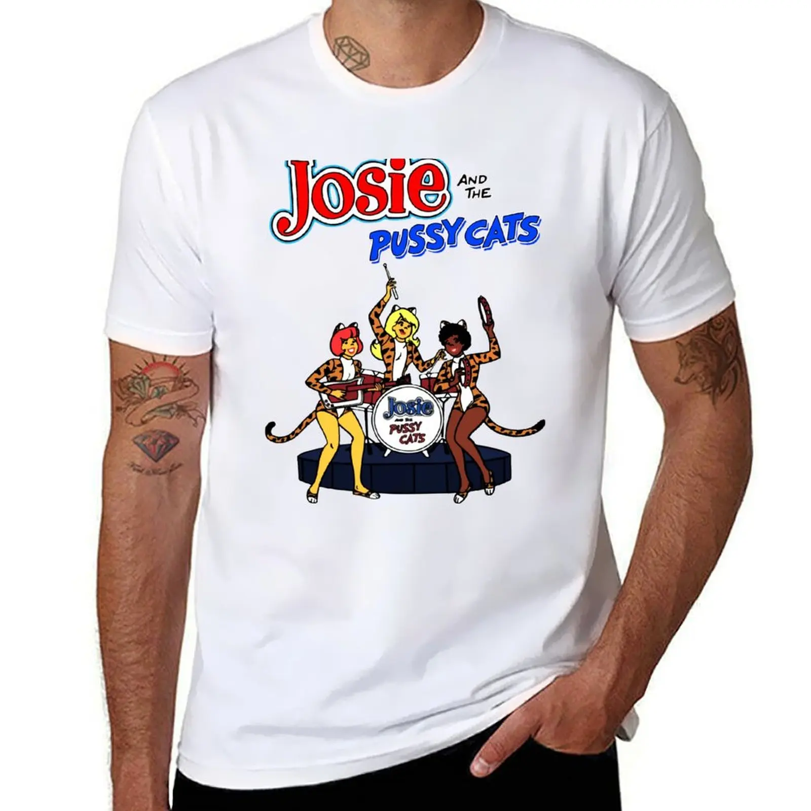 

Josie and The Pussycats T-Shirt t shirts for man slim fit essential t shirt t shirts for man cotton soft T-shirt