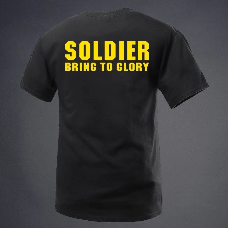 Hardman Club SOLDIER Warrior Series - Achieve Glory Summer Round-neck Short-sleeved T-shirt