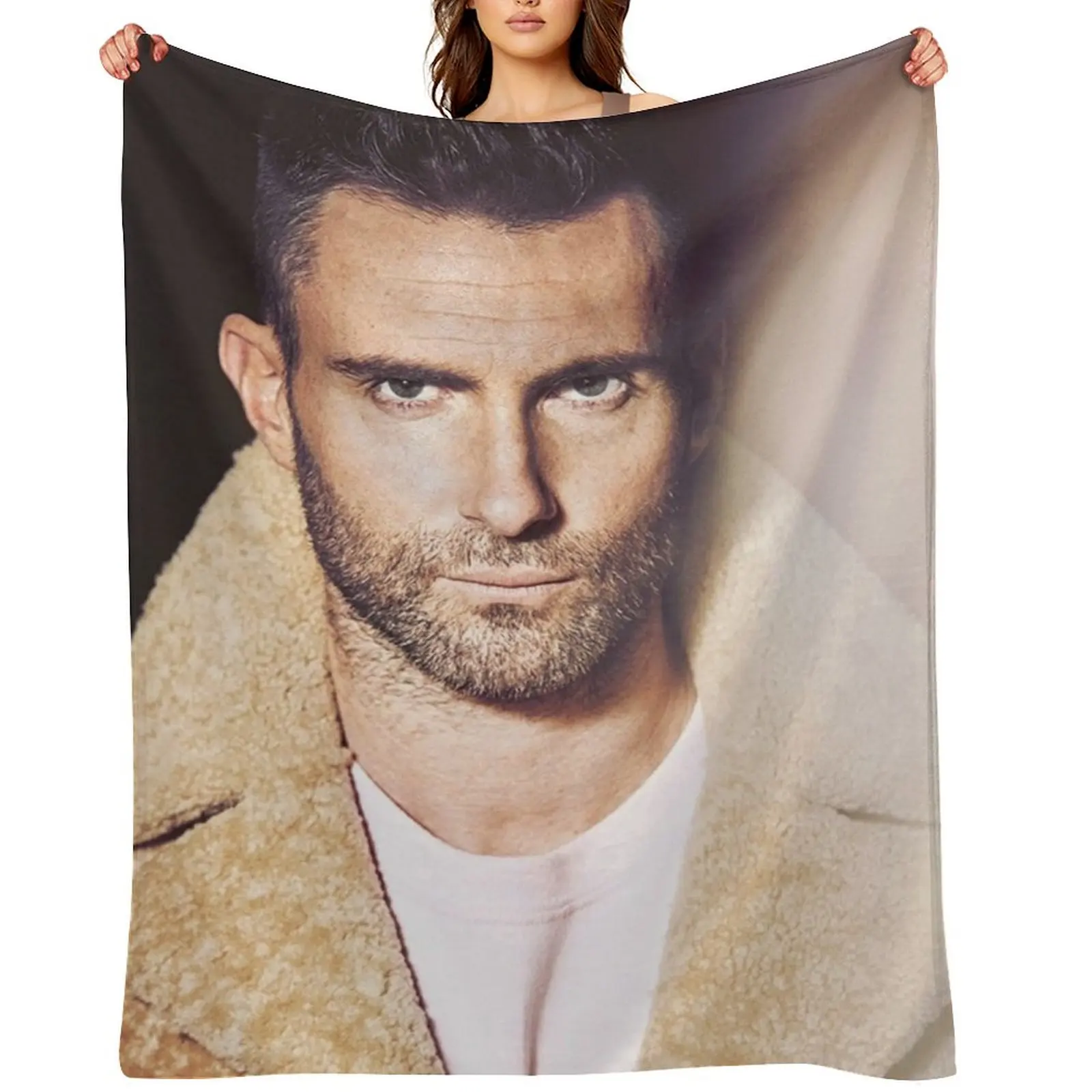 

adam levine Throw Blanket Soft Single Luxury Thicken Soft Plush Plaid Blankets