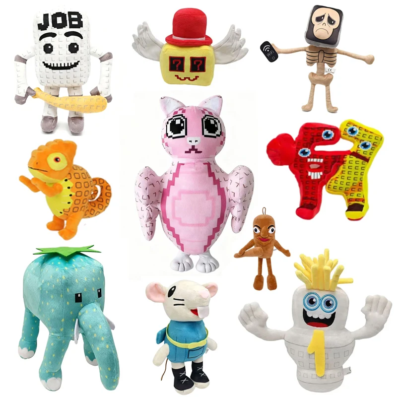 

Новая плюшевая игрушка Steal A Brainrot No 9, домашняя аниме-фигурка, игровые периферийные игрушки, плюшевые куклы, детские игрушки, рождественские подарки