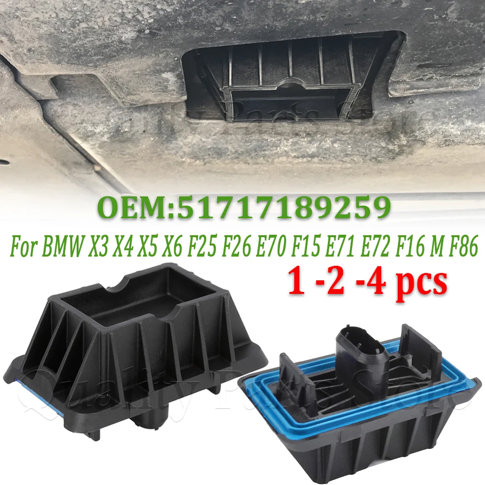 1/2/4PCS New Car Under Jack Support Pad 51717189259 For BMW X3 X4 X5 X6 F25 F26 E70 F15 E71 E72 F16 M F86