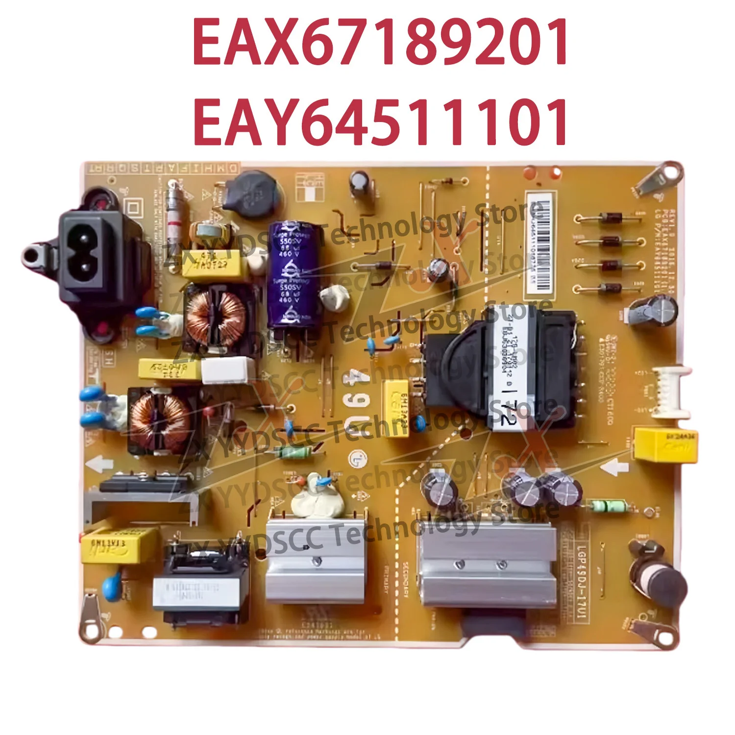 

Оригинальная плата питания для телевизоров EAX67189201 (1.6) для моделей 49UK6300PCD, 49UJ6300-UA, 49UK6090PUA, 49UK6300PUE, 49UK6200PUA, 49UT640S0-UA